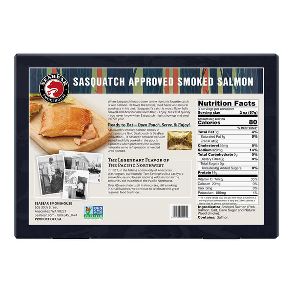 SeaBear Smokehouse Sasquatch Approved Smoked Salmon | Anacortes WA