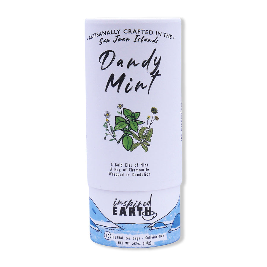 Inspired Earth Botanicals Dandy Mint Tea | Made In Washington | Local Tea Gifts