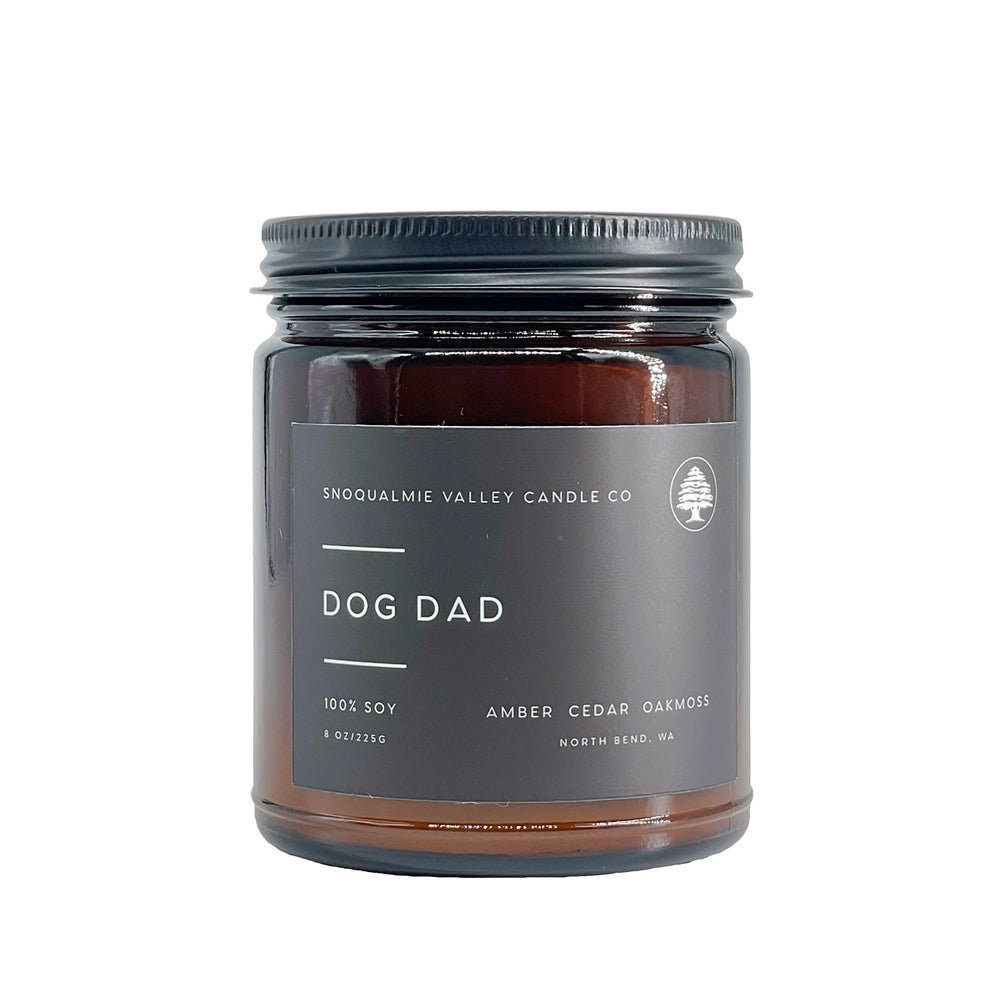 Snoqualmie Valley Candle Company Dog Dad | Made In Washington | Gifts For Pet Lovers