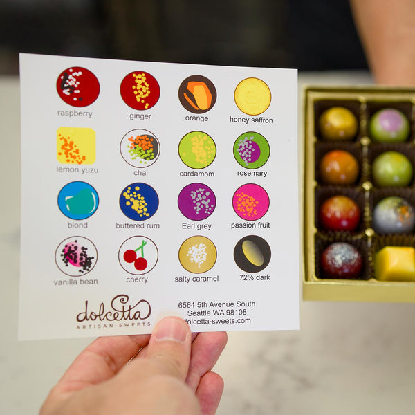 Dolcetta Artisan Sweets Bonbons | Made In Washington | Boxed Chocolate