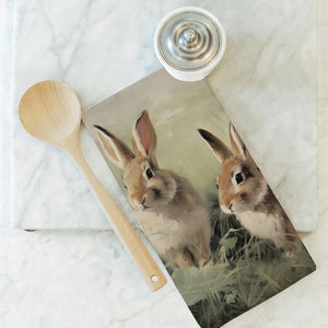 Porter Lane Home Vintage Bunny Tea Towel | Made In Washington | Easter Gifts