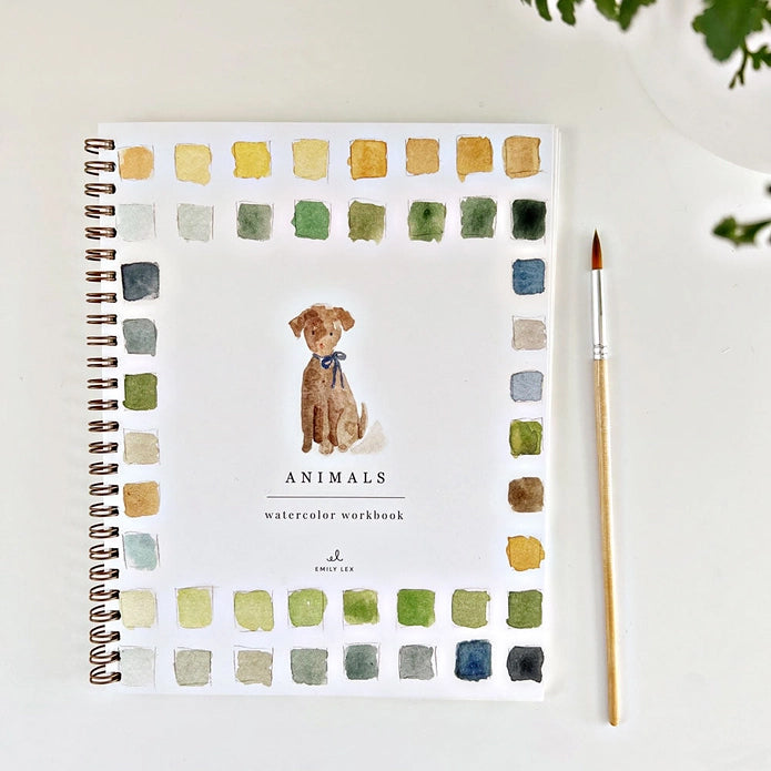 Animals Watercolor Workbook | Made In Washington | Painting Sketch Book