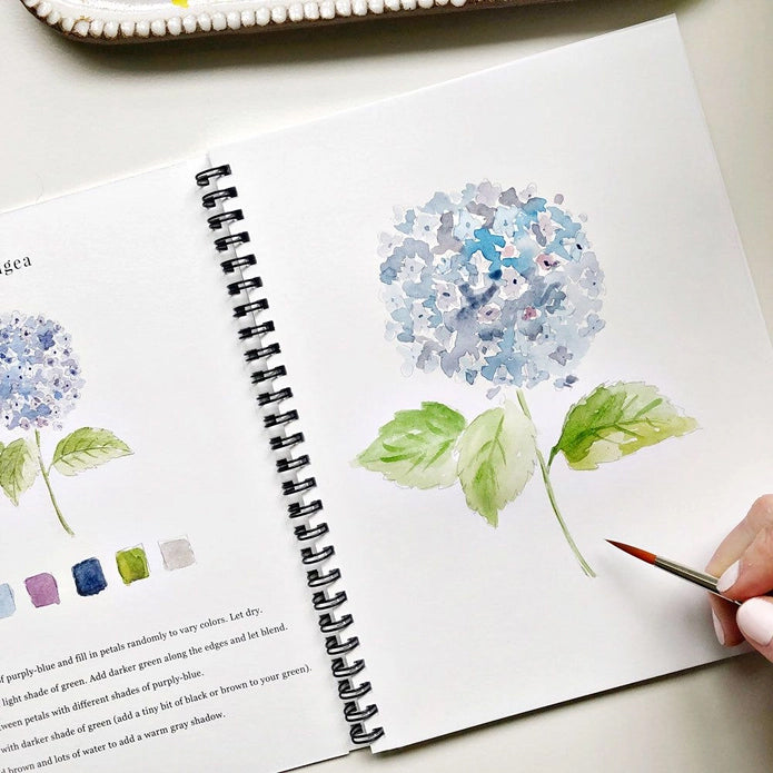 Emily Lex Studio Flowers Watercolor Workbook | Made In Washington  | Locally Made Arts & Crafts