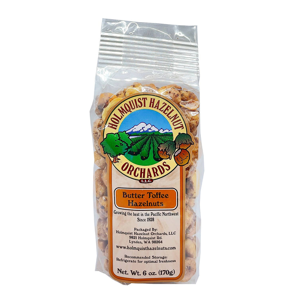 Holmquist Butter Toffee Hazelnuts | Made In Washington | Artisan Nuts From Lynden, Washington