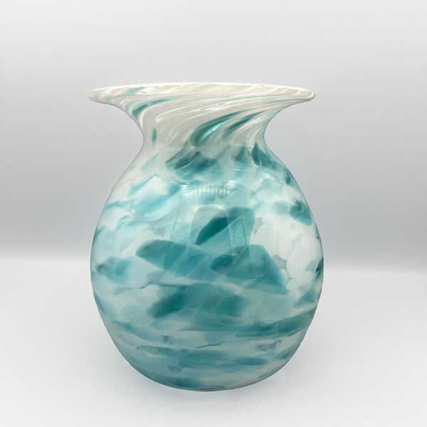 Ocean Blown Glass Flower Vase