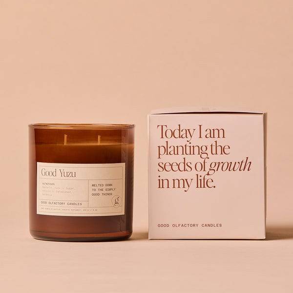 Good Olfactory Candles Good Yuzu Candle | Made In Washington | Gifts