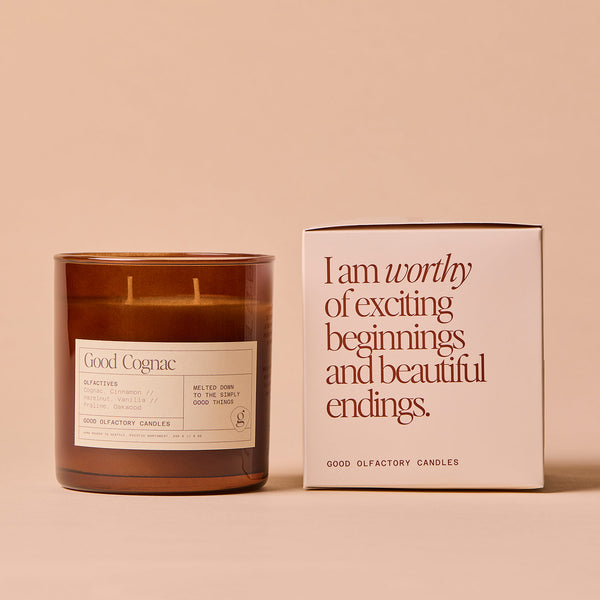 IYE ブランドのお香 ˚✧₊⁎❝᷀ົཽ≀ˍ̮ ❝᷀ົཽ⁎⁺˳✧༚ Good Olfactory Candles Good Cognac Candle | Made In Washington | Gifts