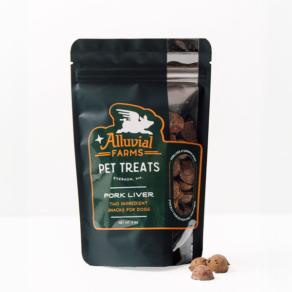 Alluvial Farms Pork Liver Pet Treats Made In Washington Dog Treats