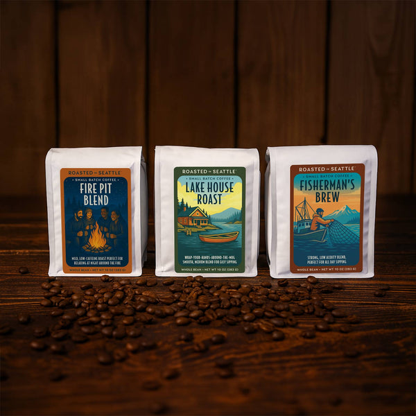 Roasted in Seattle Coffee Gift Set | Made In Washington | Coffee