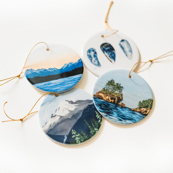 Summer on the Sound Ornament | Amy Duffy Art | Made In Washington