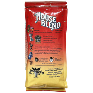 Raven's Brew House Blend Dark Roast Whole Bean Coffee | Made In Washington | Dark Roasted Coffee Gifts for the Coffee Lover