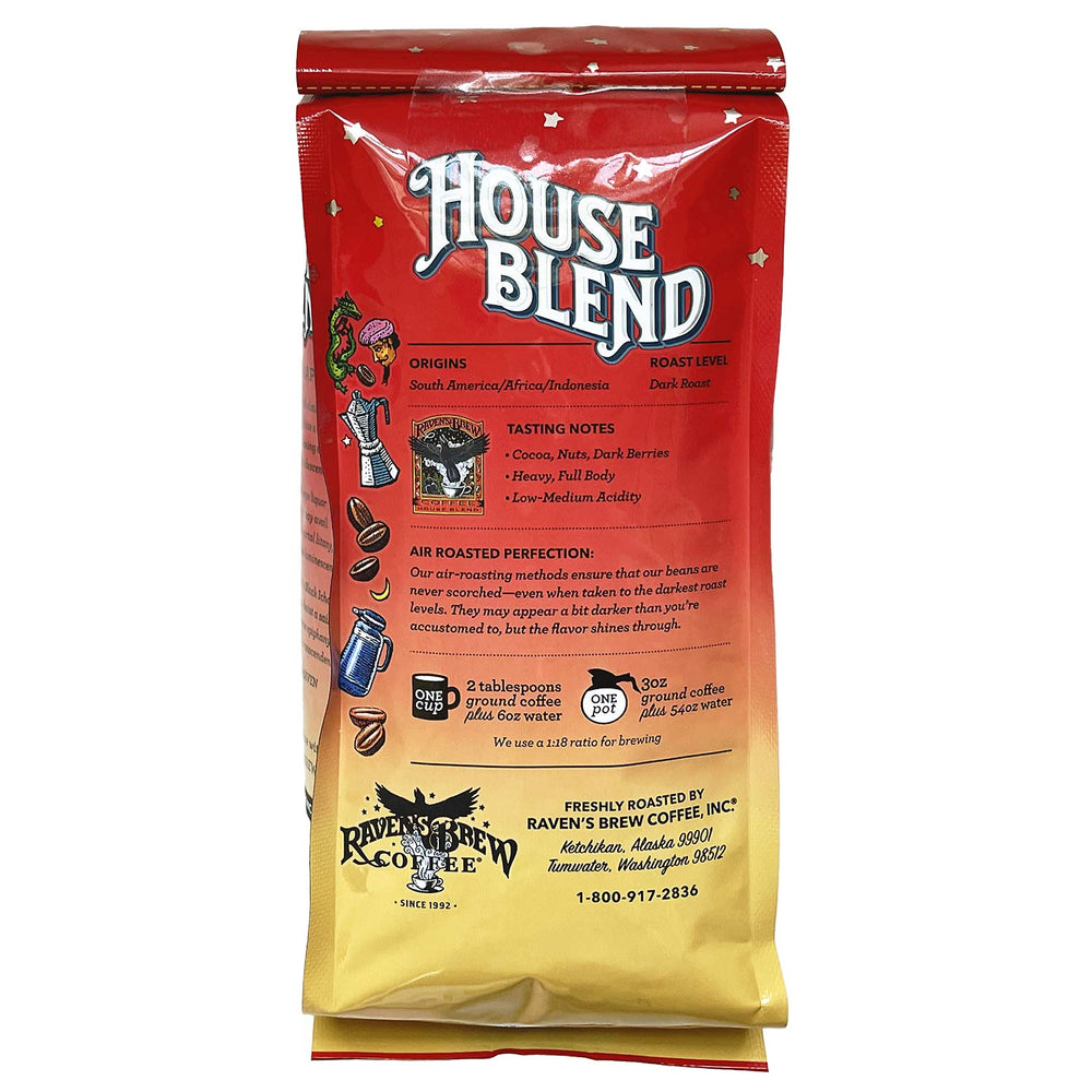 Raven's Brew House Blend Roast Coffee | Made In Washington | Coffee Gifts from Tumwater, Washington