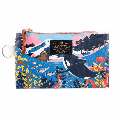 Chalo Underwater Orca Lifestyle | Made In Washington | Small Pouch