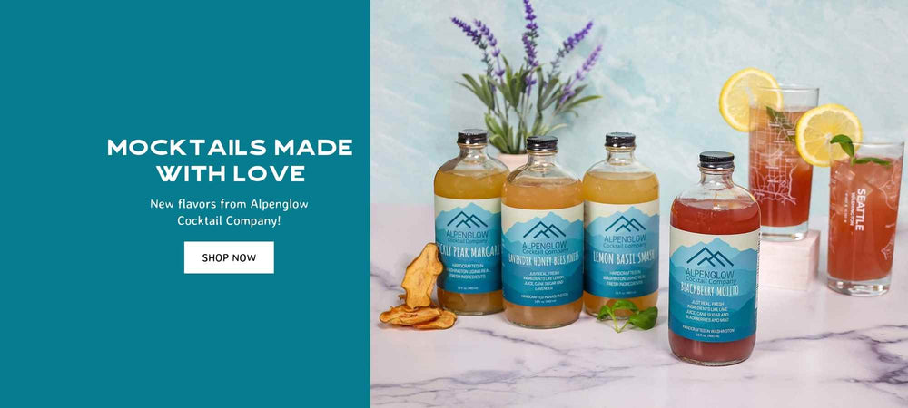 Mocktails & Cocktails For Mom | Alpenglow Cocktail Mixers | Made In Washington | Local Gifts