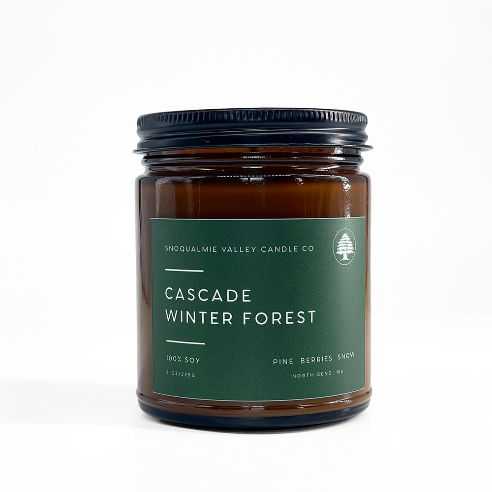 Snoqualmie Valley Candle Co. Cascade Winter Forest | Made In Washington | Locally Made Gifts