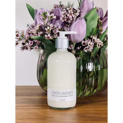 Handmade La Conner | Made In Washington | Lemon Lavender Lotion 8 oz