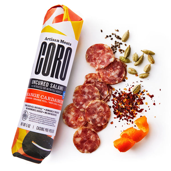 Local Coro Orange Cardamom Uncured Piccolo Salami | Made In Washington