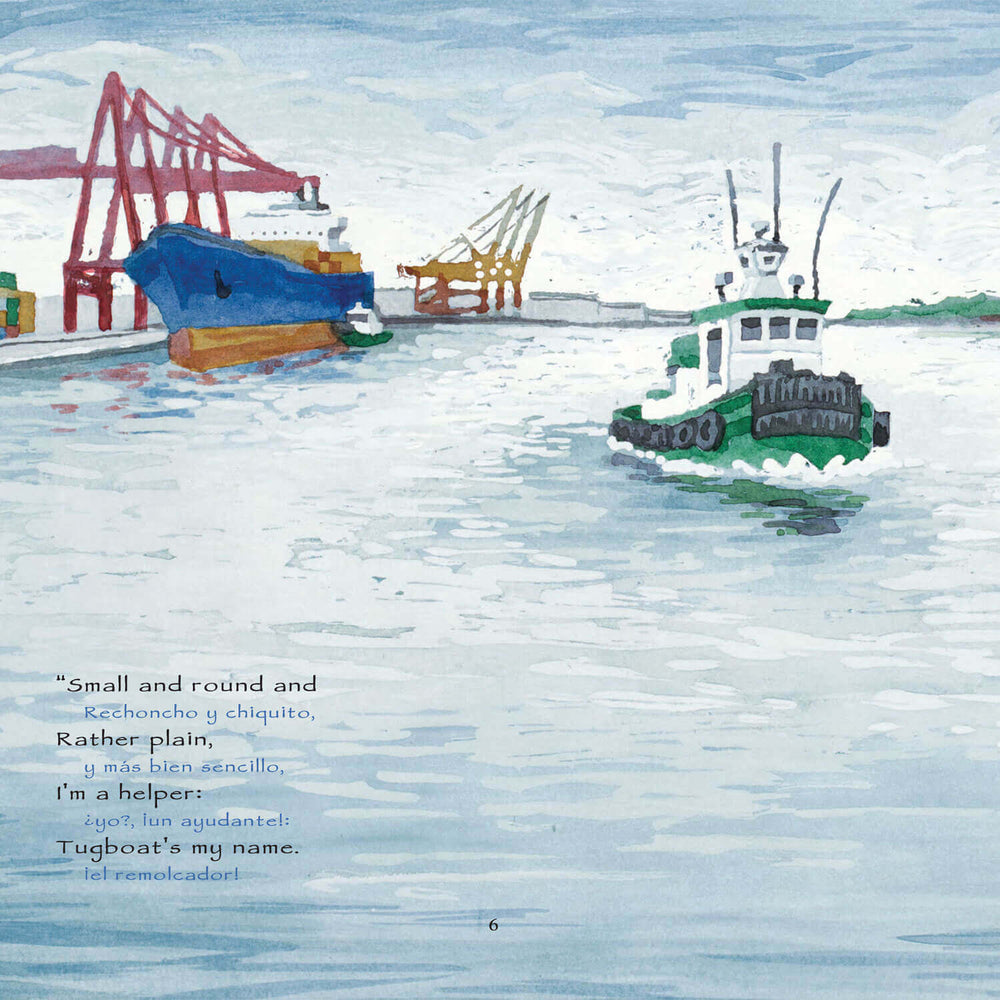 P.S. Boats Around Puget Sound | Bilingual Children's Books | Made In Washington Gifts