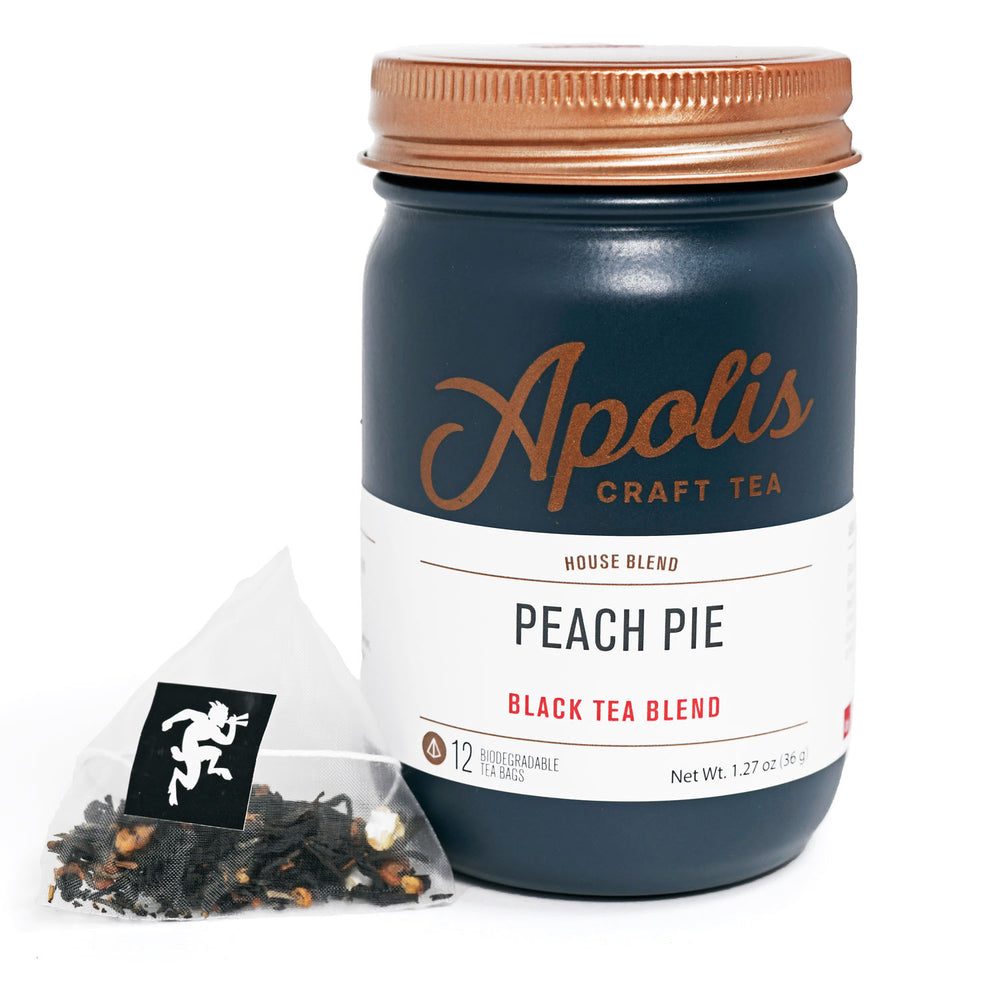 Apolis Craft Tea Peach Pie Tea | Made In Washington |  Tea Lover Gifts