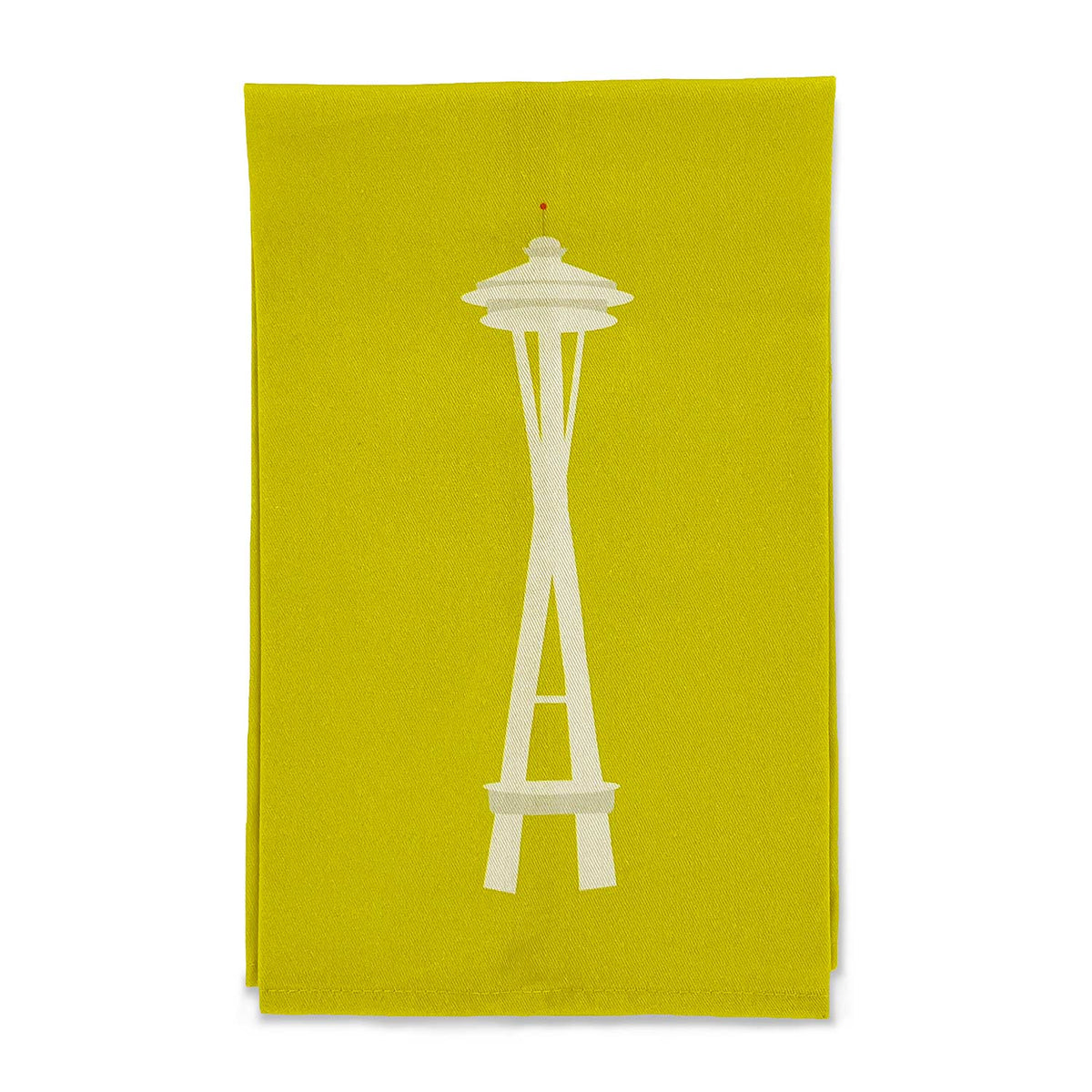 Buzzy Space Needle Teal Towel