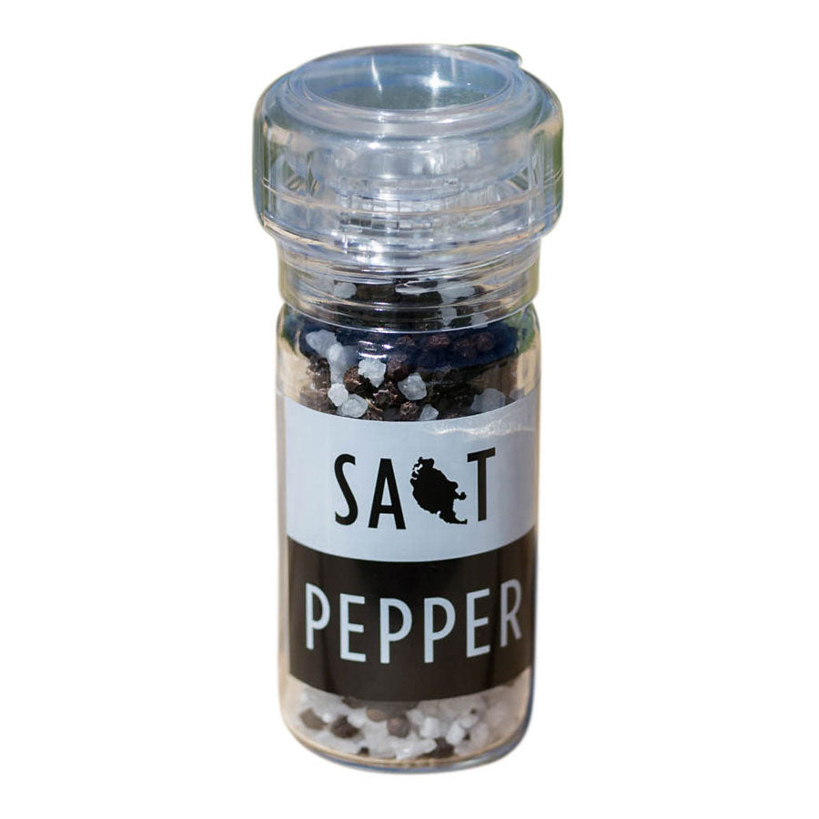 San Juan Island Sea Salt - Madrona Smoked Pepper Grinder