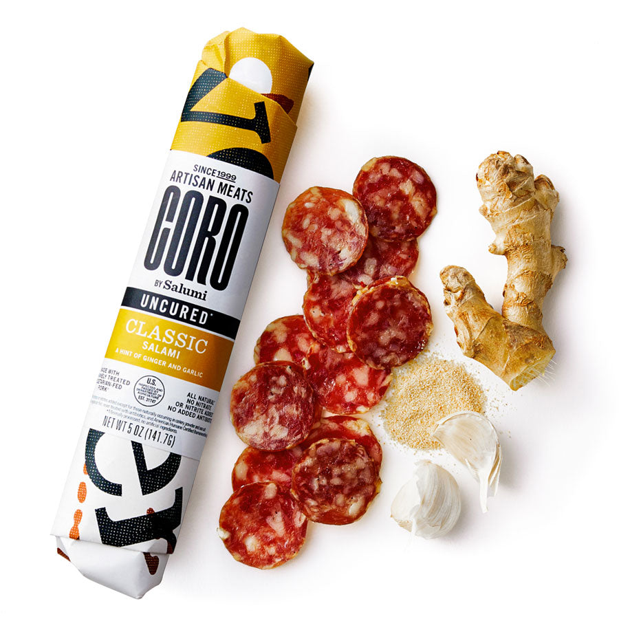 Coro Salumi Classic Piccolo Uncured Salami Seattle Food Gifts