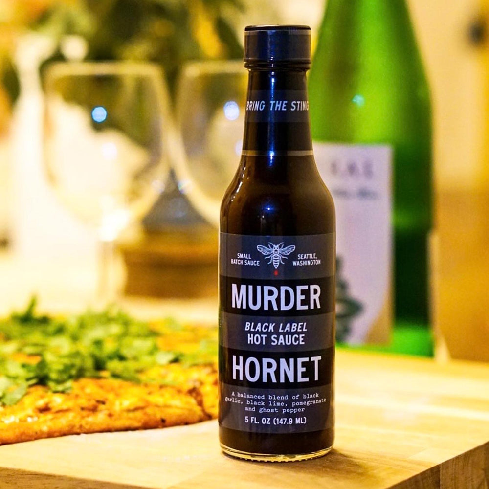 Murder Hornet Black Label Hot Sauce | Made In Washington |  Fiery Foods