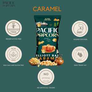 Jaspens - Pacific Popcorn Elliot Bay Caramel | Made in Washington | Movie Snacks From  Monroe, Washington