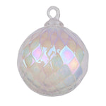 Hand Blown Glass Pearl Birthstone Ornament | Made In Washington | June Birthdays | Birthday Gifts