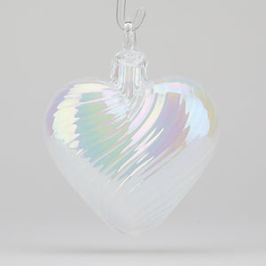 Glass Eye Studio Birthstone Heart | Made In Washington | June Birthdays Pearl