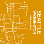 Narbo | Made In Washington | Seattle City Map Barware