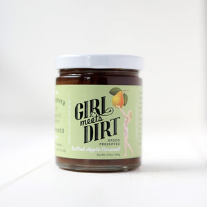 
            
                Load image into Gallery viewer, Girl Meets Dirt Salted Apple Caramel Spoon Preserves | Made In Washington | Local Gifts From Orcas Island
            
        