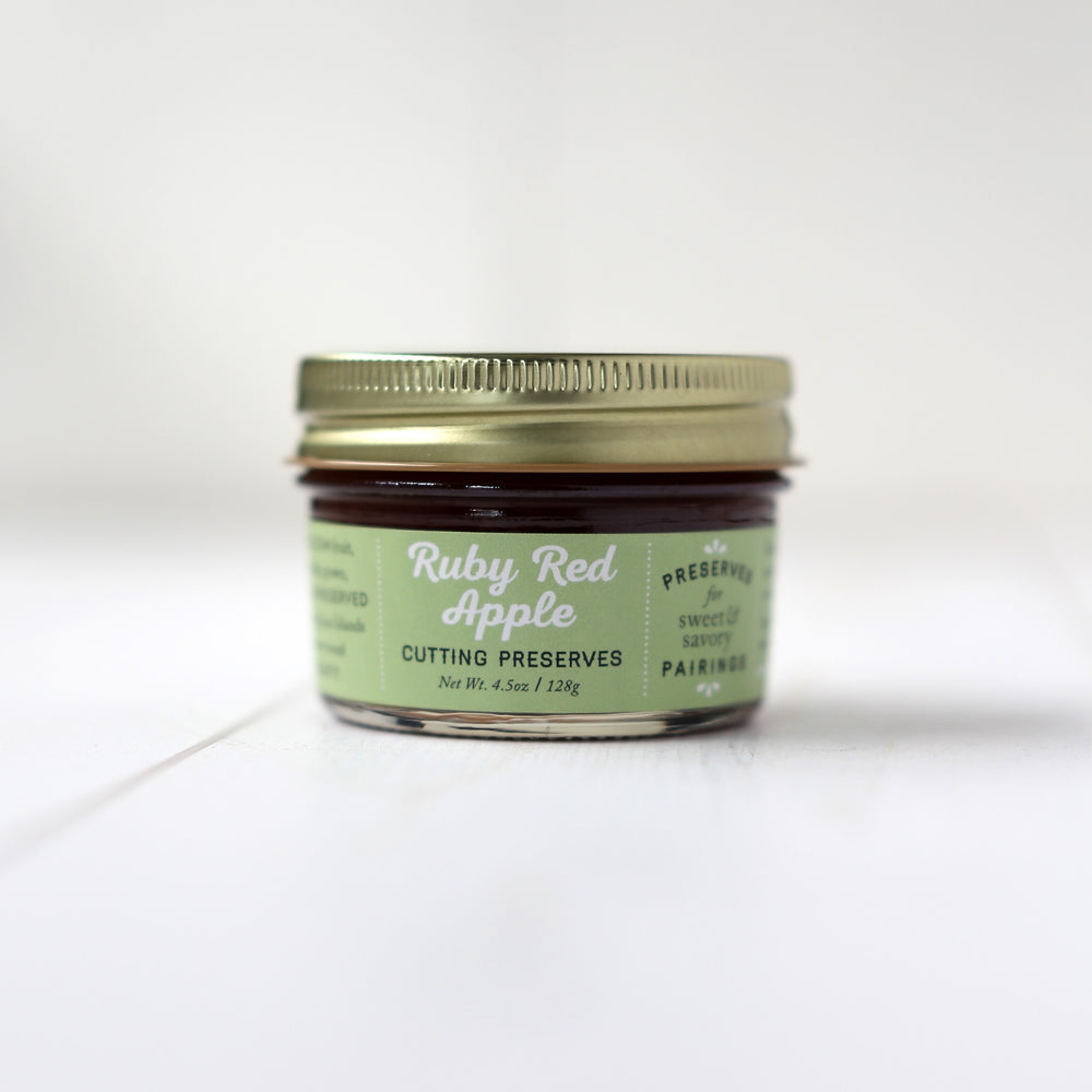 Girl Meets Dirt Ruby Red Apple Cutting Preserves | Made In Washington | Handmade On Orcas Island