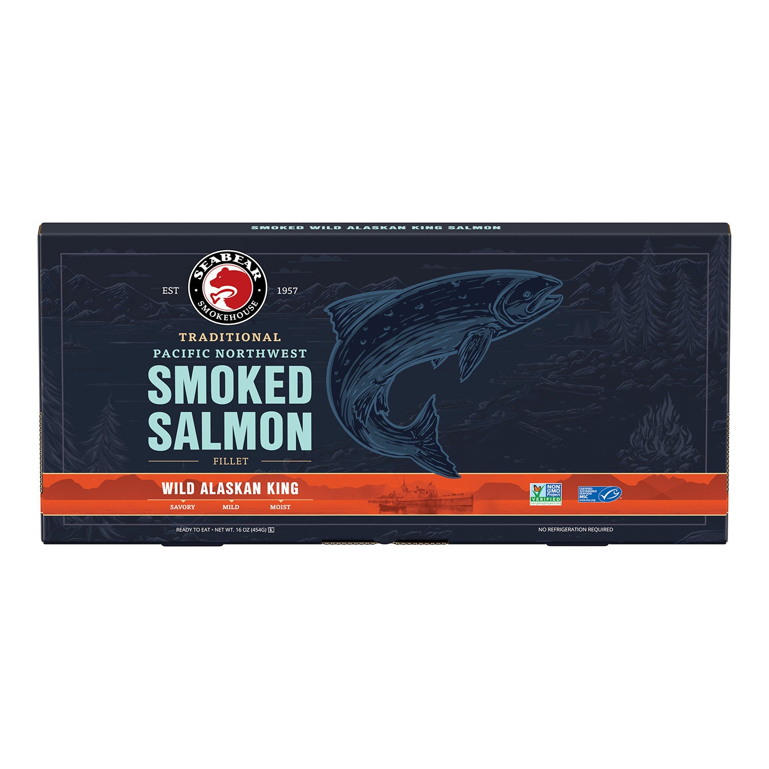 Wild Alaskan King Salmon Fillet