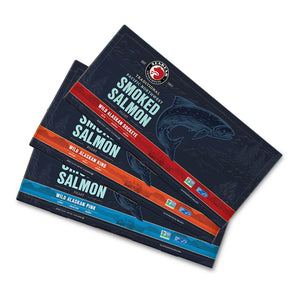 SeaBear Smoked Wild Salmon Fillet Trio | Made In Washington | Seafood Gifts | Buy Local