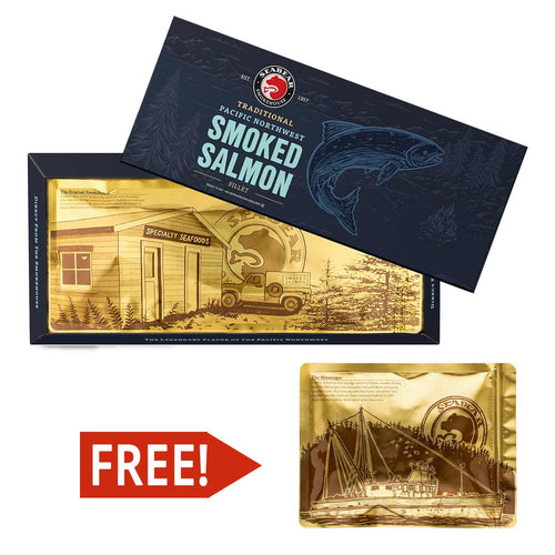 SeaBear - 25% More Free Smoked Sockeye Salmon - SeaBear Smokehouse | Made In Washington | Gifts From The Pacific Northwest