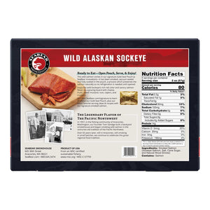SeaBear Traditional Smoked Sockeye Salmon - 6 oz | Made In Washington | NW Smoked Salmon
