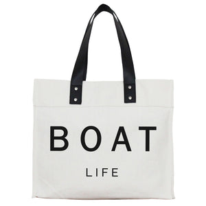 
            
                Load image into Gallery viewer, Travel Totes | Porter Lane Home Boat Life Market Tote | Made In Washington | Gifts for Boaters
            
        