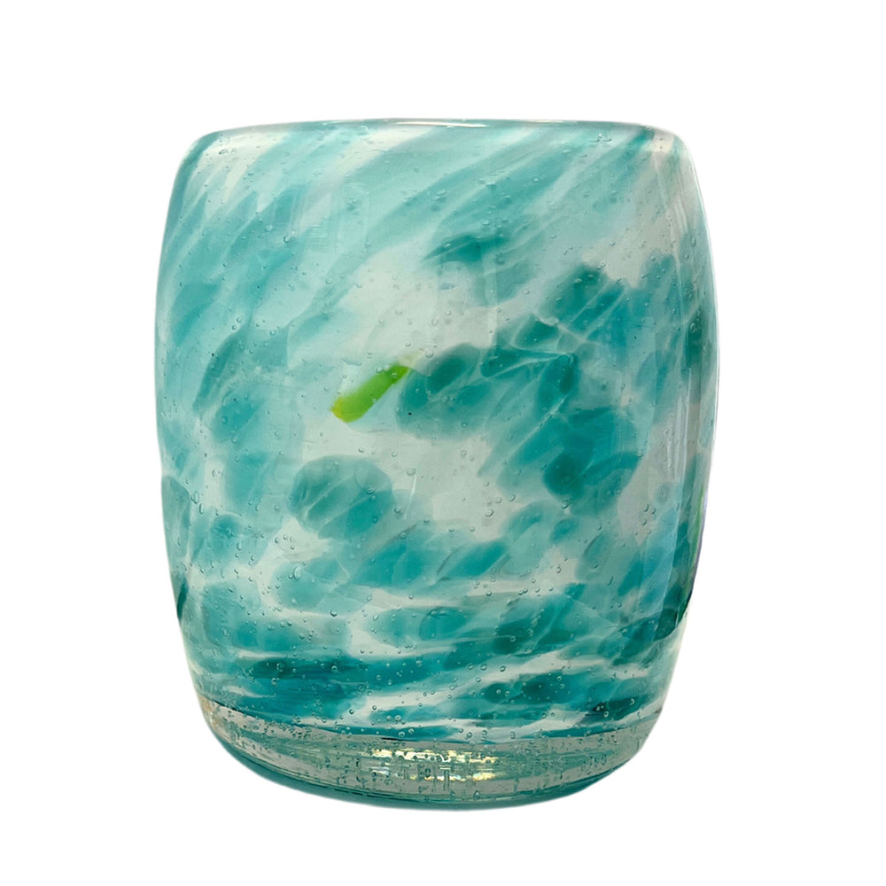 Pacific NW Glass Blue Votive Candle Holder | Made in Washington | Colin Satterfield Art Glass