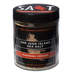 Madrona Smoked San Juan Island Sea Salt | 6oz | Made in Washington | Locally Made Solar Evaporated Sea Salt