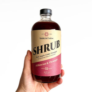 Shrub Farm Hibiscus & Orange Shrub | Made In Washington | Local PNW Gifts