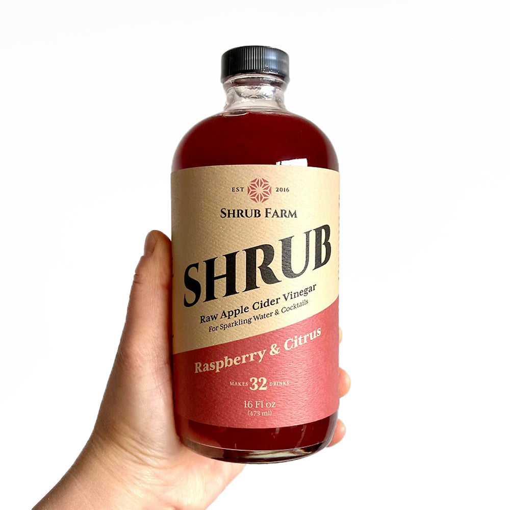Shrub Farm Raspberry & Citrus Shrub | Made In Washington | Local Gifts From Washington State
