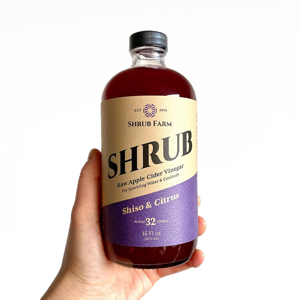 Shrub Farm Shiso & Citrus Shrub | Made In Washington | Northwest Made | Local Gifts