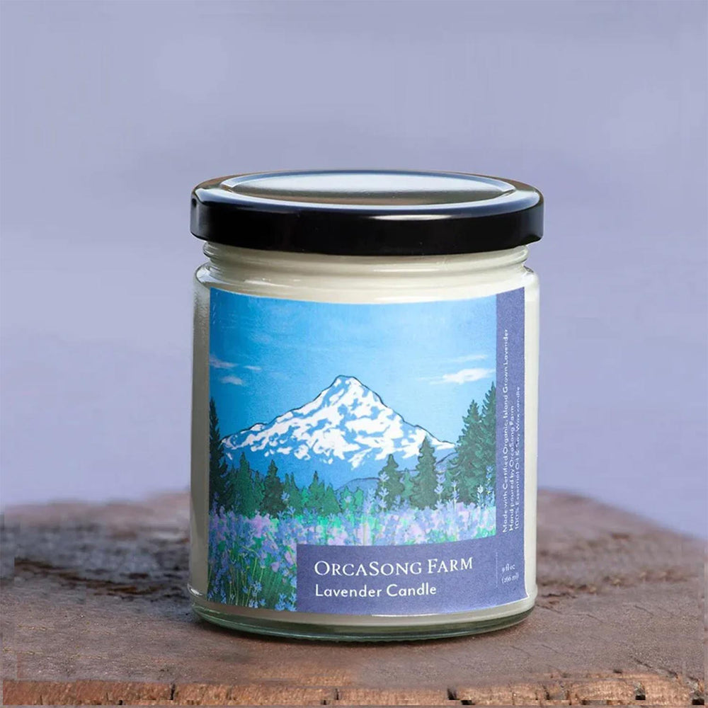 
            
                Load image into Gallery viewer, Locally Made Candles |  OrcaSong Farm Mountain Lavender Soy Candle | Made In Washington 
            
        