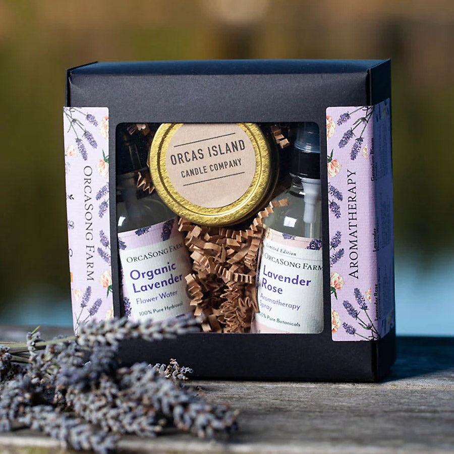 Floral Scents Aromatherapy Gift Box | Made In Washington | Local Bath & Body Gifts | Made on Orcas Island