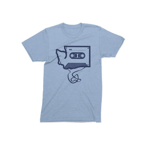 Seattle Viaduct Washington Cassette T Shirt | Made In Washington | Locally designed and printed Tee