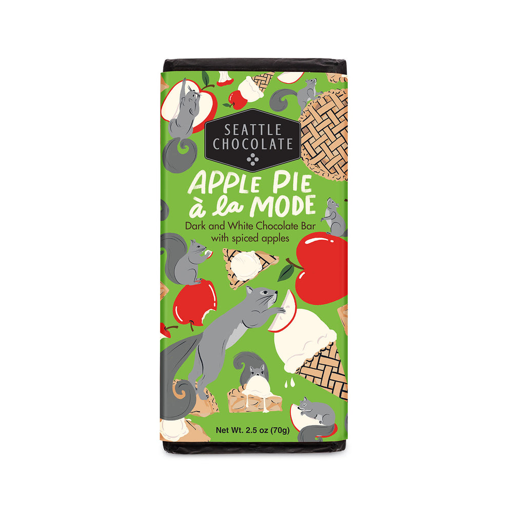 Seattle Chocolate Apple Pie a la Mode Truffle Bar | Made In Washington | Chocolate Bars