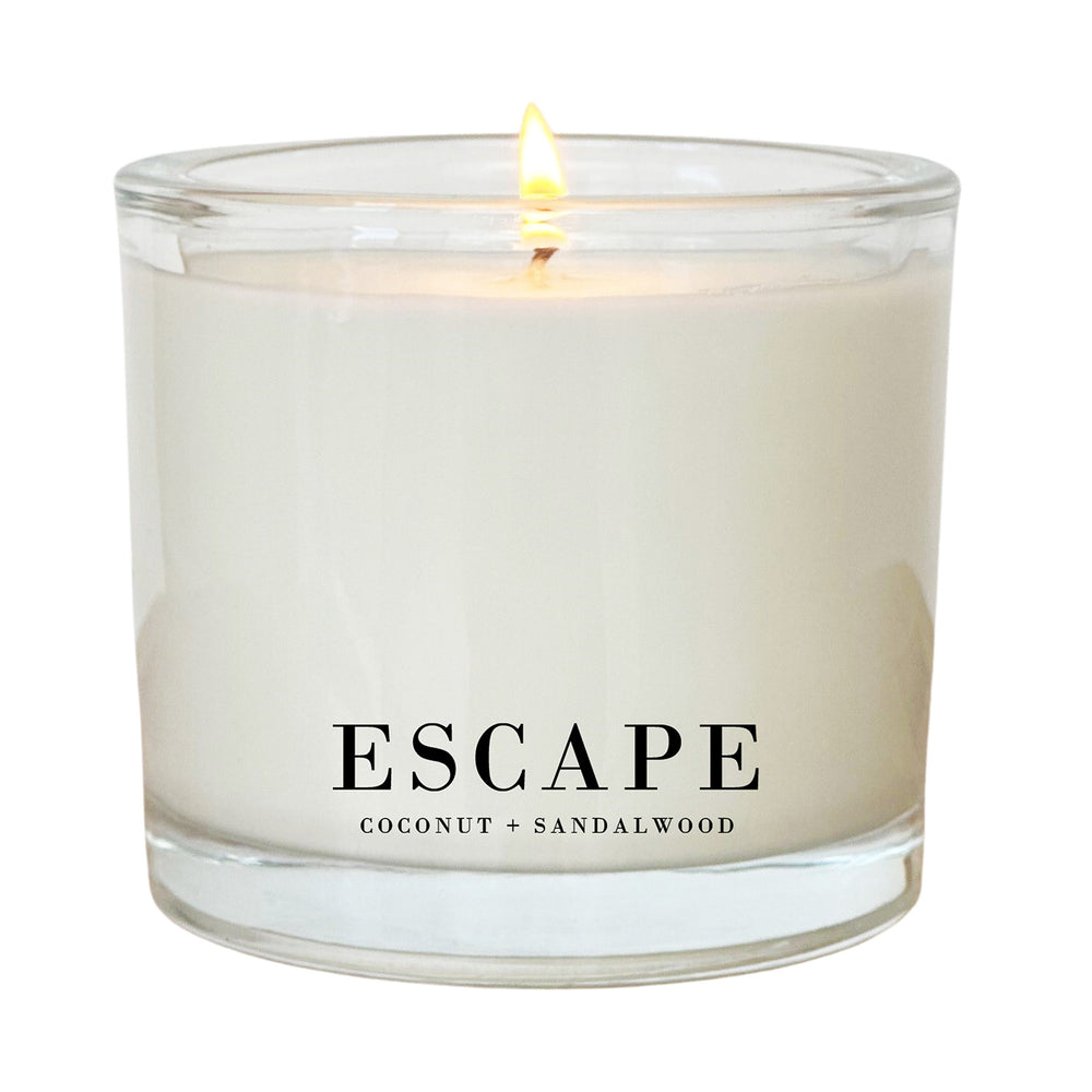 Porter Lane Home Escape Candle | Made In Washington | Coconut Sandalwood Handpoured Candle