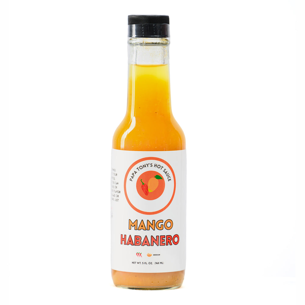 Papa Tony's Mango Habanero Hot Sauce | Made In Washington | Sweet Heat For Hot Sauce Lovers