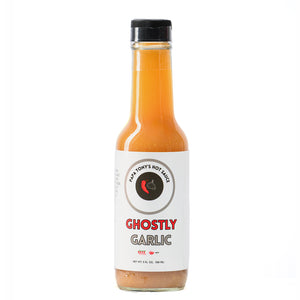 Papa Tony's Ghostly Garlic Hot Sauce | Made In Washington | Spicy Local Gift | Pepper Heads